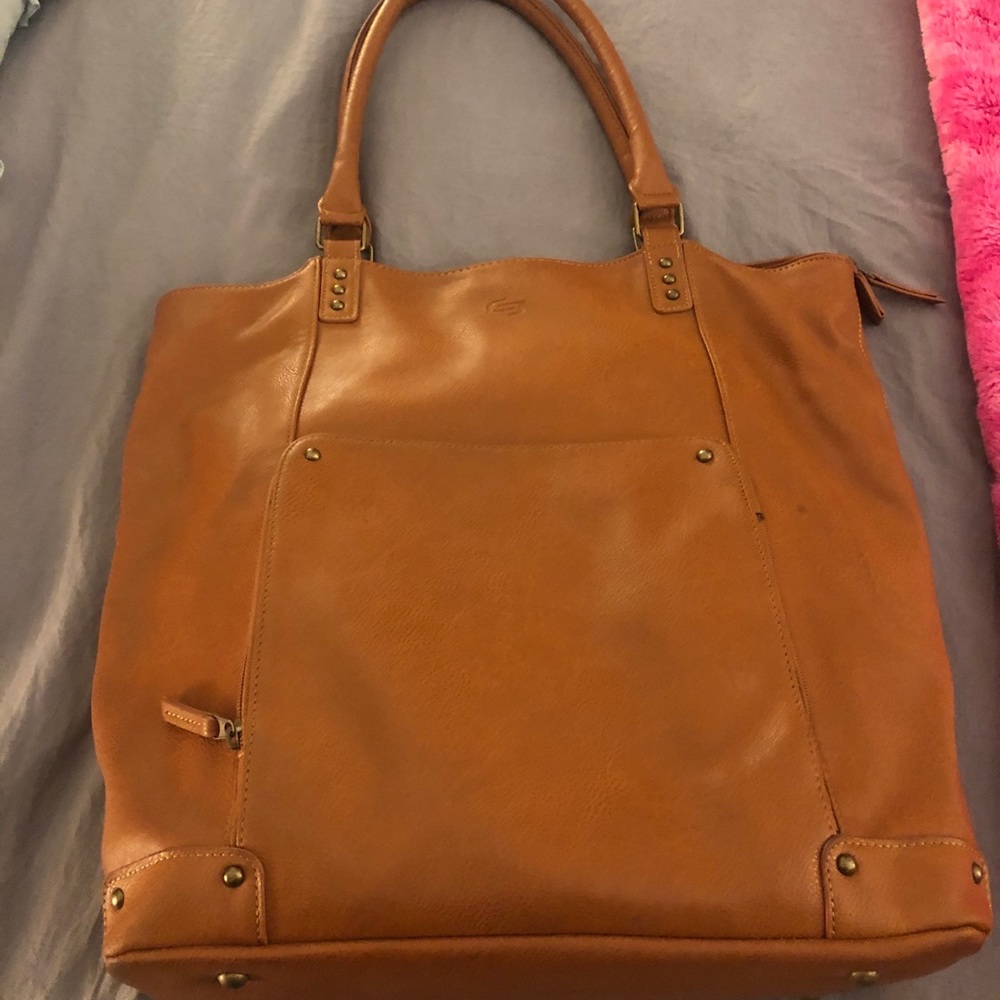 Tan Laptop bag
